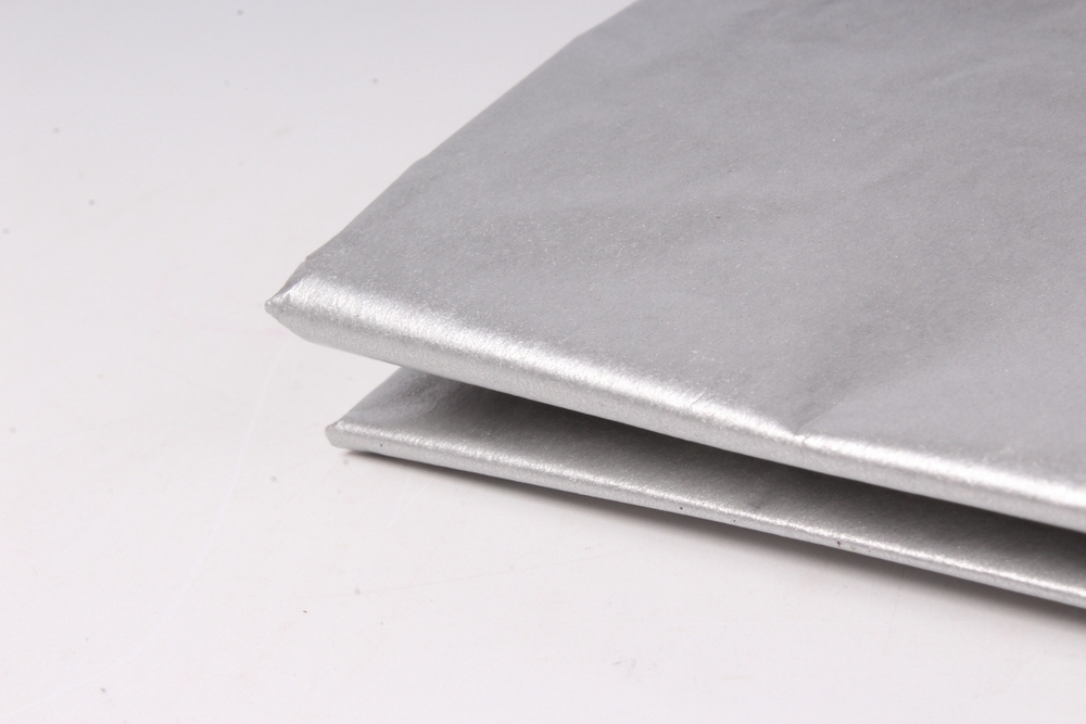 Бумага тишью Серебро 50х66 см (10 листов)