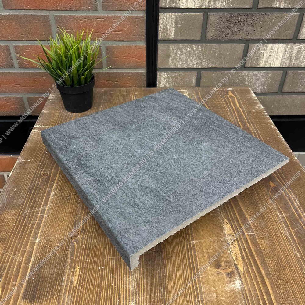 Exagres - Mediterraneo Grafito - ступень прямоугольная, C3/R11 Anti-slip, 330x330x30 мм