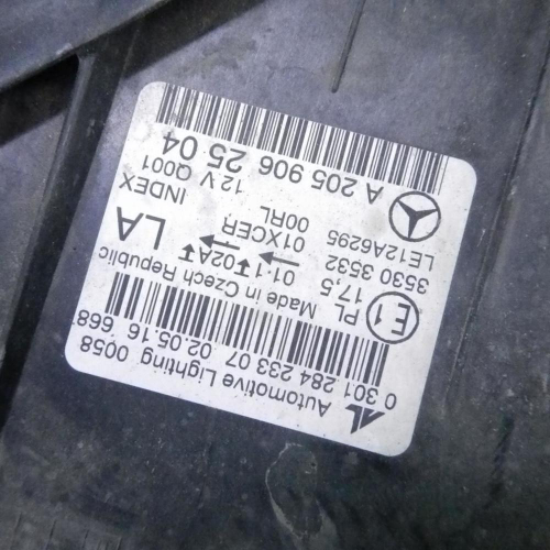 Фара левая Mercedes C W205 (2014-2018) LED
