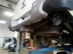 Фаркоп под квадрат для Fiat Fullback / Mitsubishi L200 5, c 2015г., Бизон.FA 1008-E