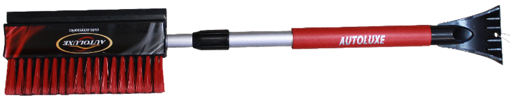 Щетка со скребком AL-115-(кор.12шт) чер-красн..