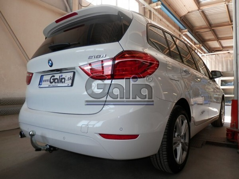 Фаркоп оцинкованный Galia B023C для BMW X1 F48 07/2015-, BMW 2-Series Active Tourer F45 09/2014-, BMW 2-Series Gran Tourer F46 05/2015-(паспорт и сертификат в комплекте)(без электрики)