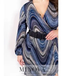 Платье 156-1-синий Minova