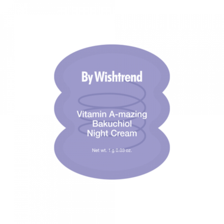 Крем для лица ночной ретинол и бакучиол By Wishtrend Vitamin A-mazing bakuchiol night cream