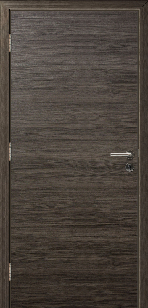 Дверь KAPELLI противопожарная Неаполь Серый Поперечный + коробка