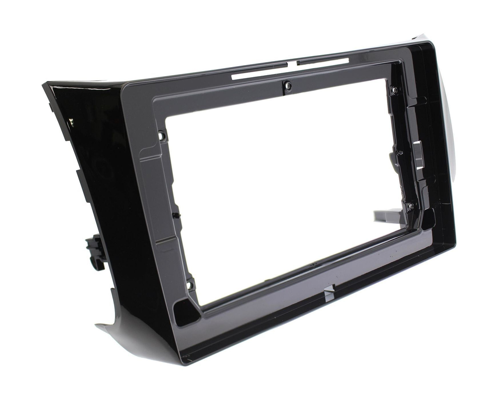 Комплект рамки с разъёмами 10" Nissan Sentra/Sylphy B17 2012-2023, Tiida 2015 матовая - Car-Smart 7014MAT