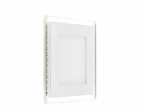 Светодиодный светильник DAYLIGHT S450/6+2 белый/теплый (3 режима) квадратный со стеклом (D130/A85)