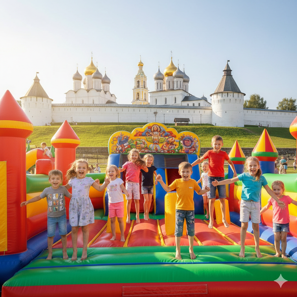Батут купить в Ярославле – Надувные аттракционы БатутМастер