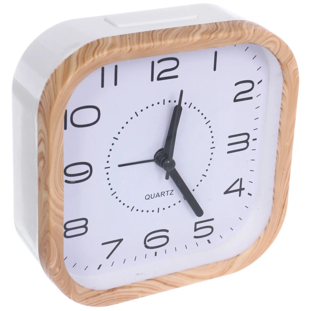 Будильник «Делия» 11*11*4см, микс цветов