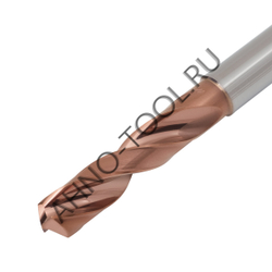 Сверло 11.0мм  твердосплавное 3D без подвода СОЖ. SP-X800031100 VHM AHNO по стали, чугуну, нерж. и ж