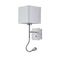 Бра Crystal Lux Paco AP2 Chrome/White