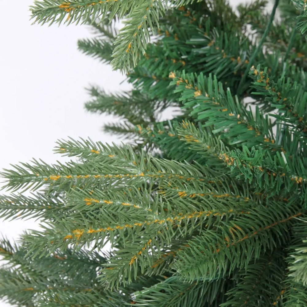 Ёлка «Новогоднее сияние» 210 см, ПВХ+Резина 380 ламп LED (1329 веток)