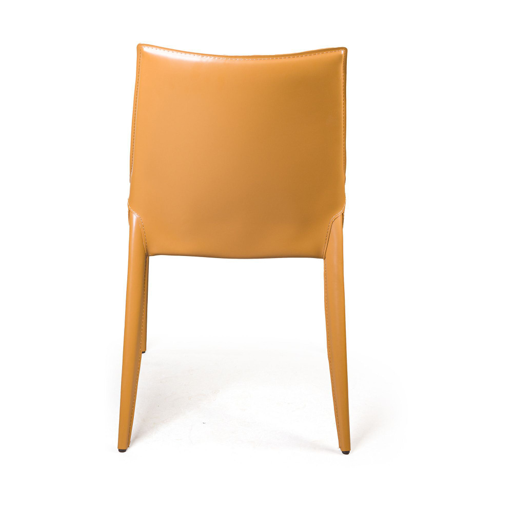 Стул David, кожа camel