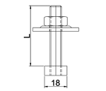 ТМС Монтажный болт G2 M10x40мм (ТДЦ)