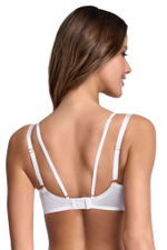 Эффектный бюстгальтер с вышивкой (Размер: 80E) (Цвет: белый)