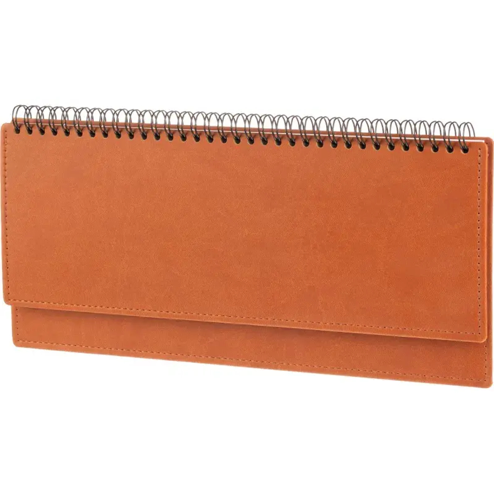 Планинг датированный 2026, коричнев 303х150 мм, 120 стр,АТТАСНЕ Вива