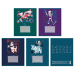 Тетрадь А5 24л. линия "My Game" в доп.ПВХ обложке, обложка 150 г/м2, блок котлас 60г/м2, белизна 100