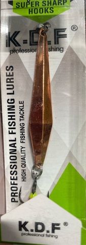 11 Блесна зимняя KDF Bergos 130-8008 3,3 гр 50 мм цв copper