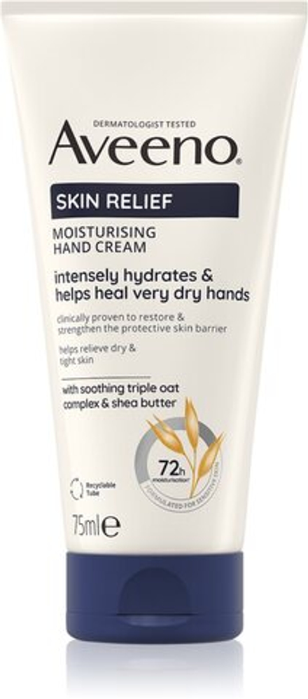 Aveeno Skin Relief Hand Cream - увлажняющий крем для рук /   75  ml  / GTIN 3574661493633