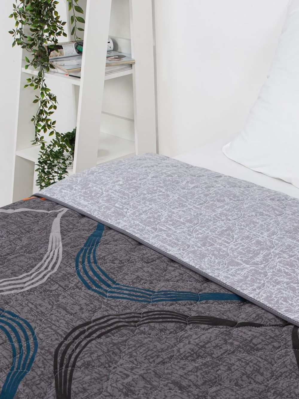 Покрывало на кровать, стеганое, бязь, хлопок с размерами 180х215