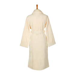 Халат махровый Hamam Pera кремовый Турция вид сзади