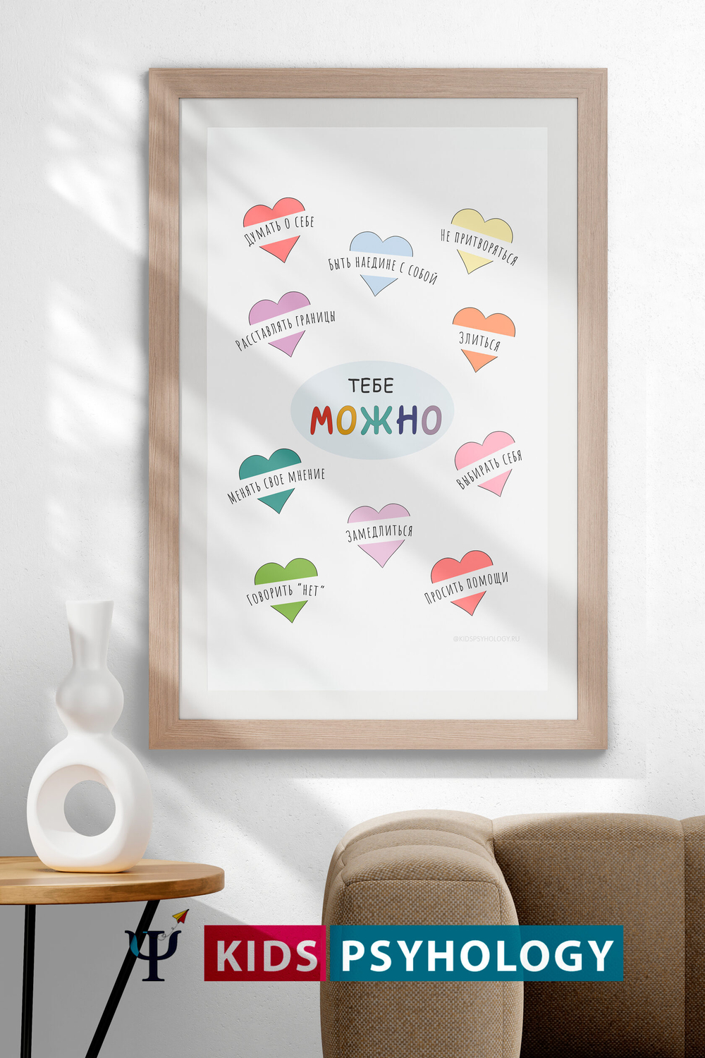 Набор постеров "Позитивное мышление" (комплект 5 штук)