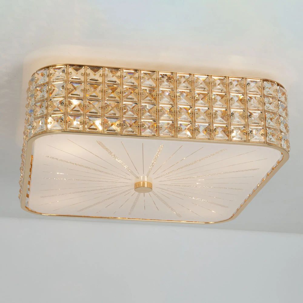 Citilux Портал CL324262 Люстра хрустальная Золото