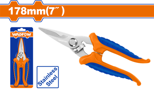 Ножницы электрика 178 мм (12/72) WADFOW WSX1617