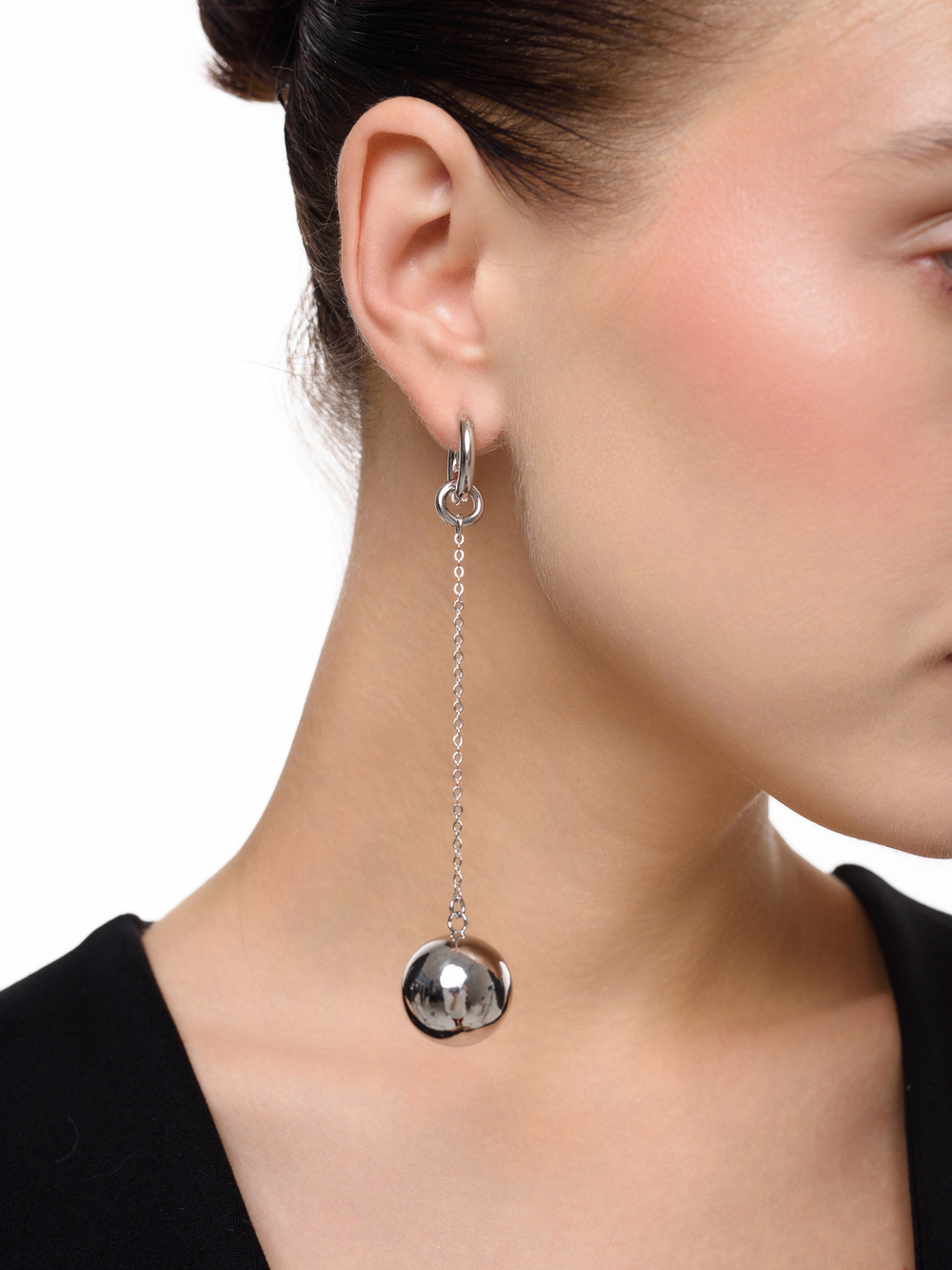 Серьги "Ball" Silver