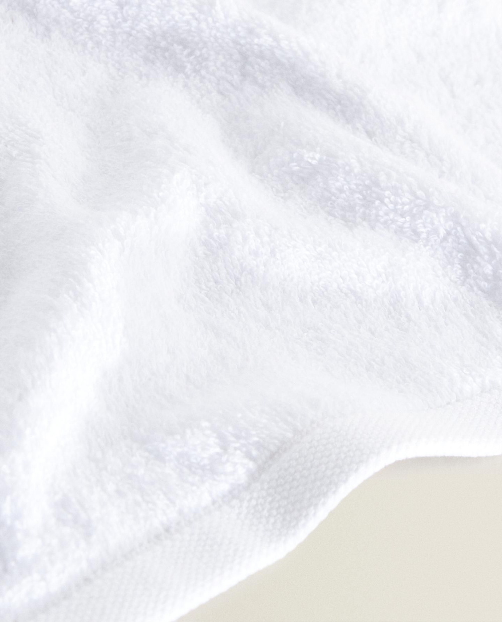 Zara Home - Набор полотенец для рака из хлопка высокого качества (набор из 3 шт.), белый, 30х30 см