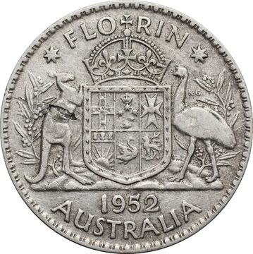 1 флорин 1952 Австралия