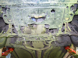 Защита картера и КПП Sheriff для Honda Legend III (KA) 1999-2006 арт.09.0398