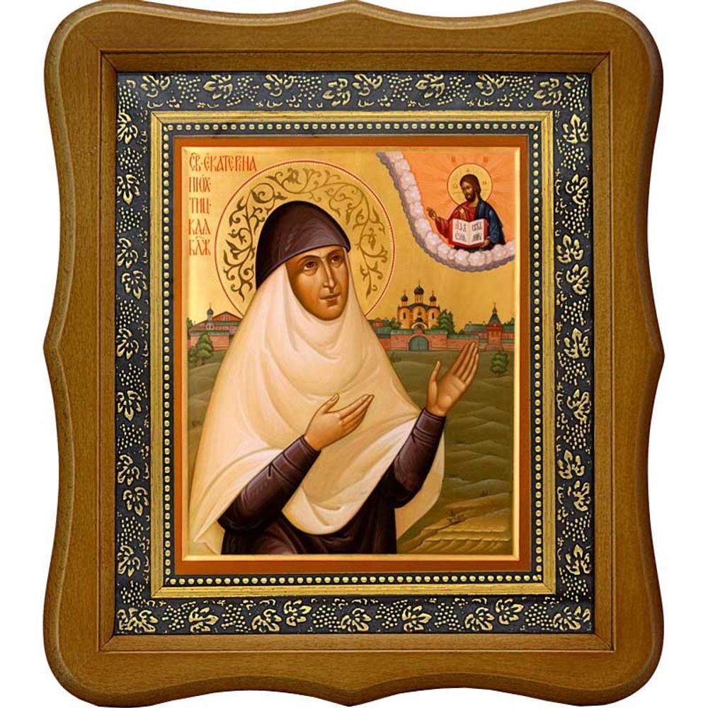 Екатерина Малков-Панина, Христа ради юродивая, блаженная монахиня. Икона на холсте.