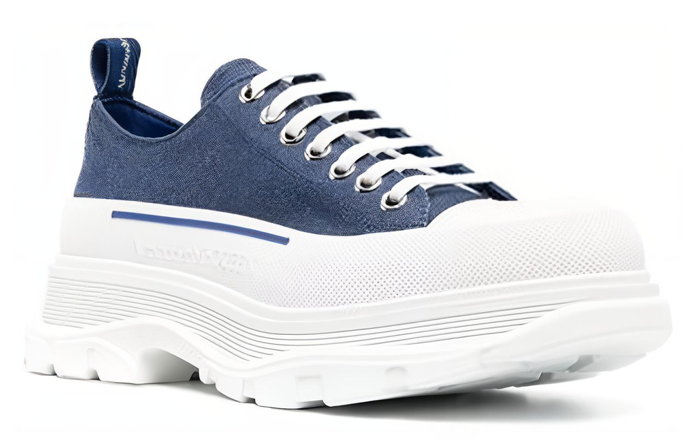 Alexander McQueen Treadslick Sneakers "Indigo Blue"