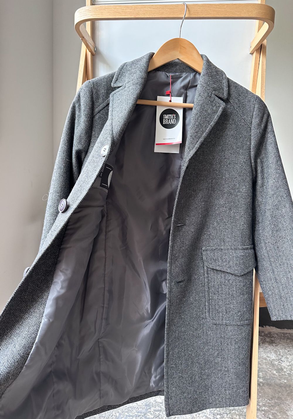 Новое шерстяное пальто Smiths brand, 146