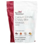 Bariatric Advantage, Chewy Bite с цитратом кальция, без сахара, сладкое ассорти, 90 жевательных таблеток