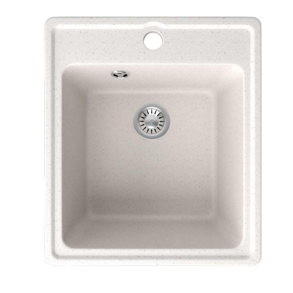 Мойка ML-GMS18 СТАНДАРТ прямоугольная, белый (331), 410*470*190мм