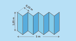 Подложка Гармошка Solid  5мм. 1,05х0,25м (5,25м2)