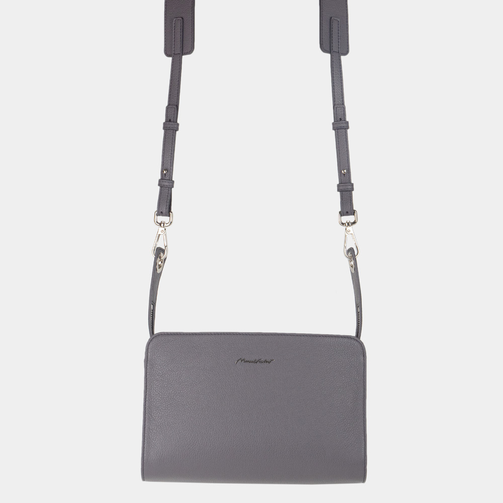 Сумка Emilie из кожи теленка, фиолетового цвета