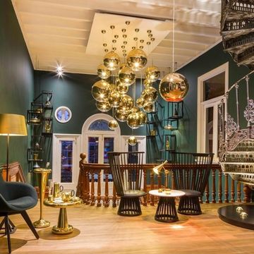 люстра TOM DIXON  MIRROR BALL GOLD ( 50 cm )