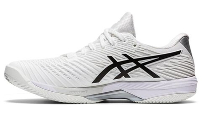 Мужские кроссовки теннисные Asics Solution Speed FF 2 Clay - white/black