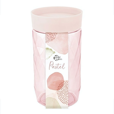 Банка для сыпучих продуктов Plast Team Pastel 1л персиковая карамель