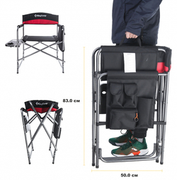 Кресло кемпинговое складное KingCamp Steel Director Chair [KC1904]