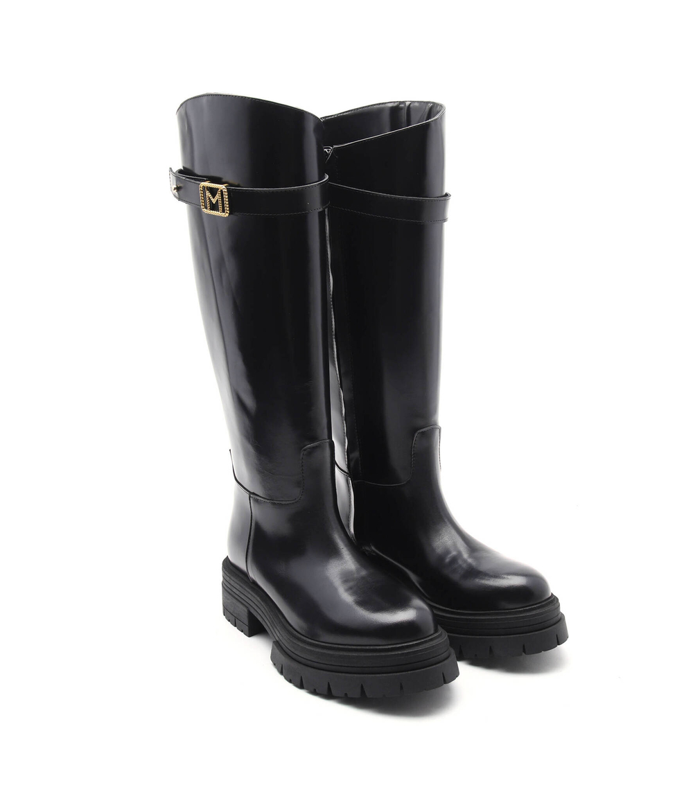 Кожаные офицерские сапоги Marella - черный(67960125)