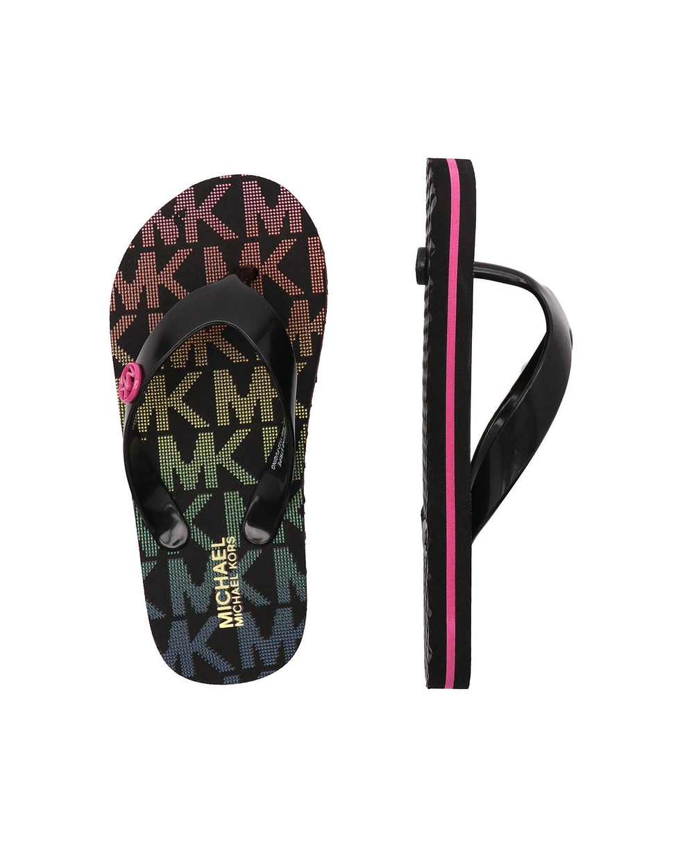 Вьетнамки Michael Kors KIDS - черный(MK100656)