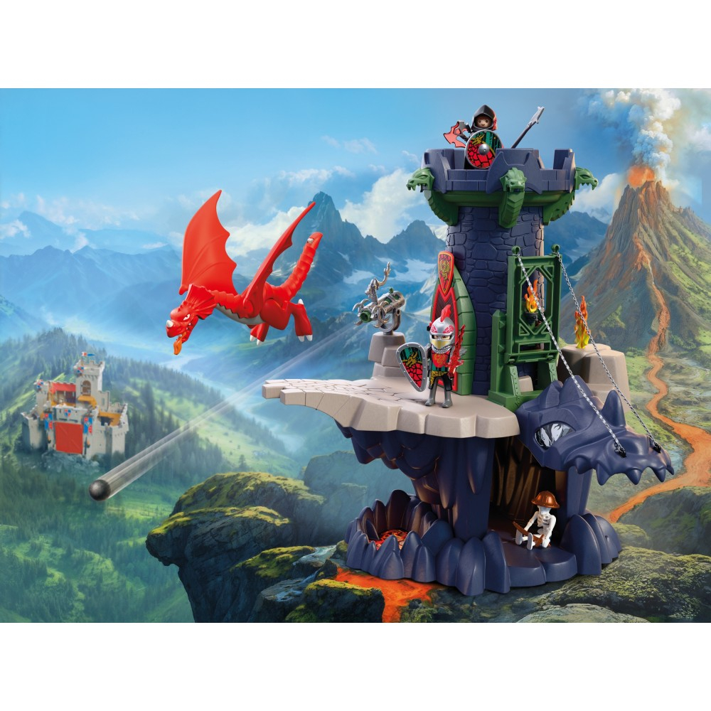 Playmobil Knights 72113 Башня рыцарей герба Дракон 70 деталей — фото 4