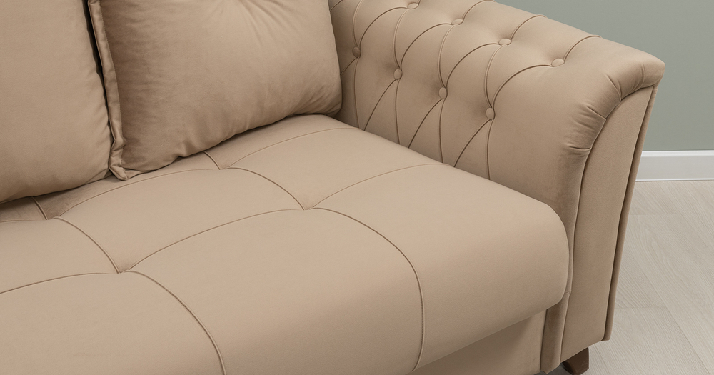 Диван кровать Ирис, Бежевый