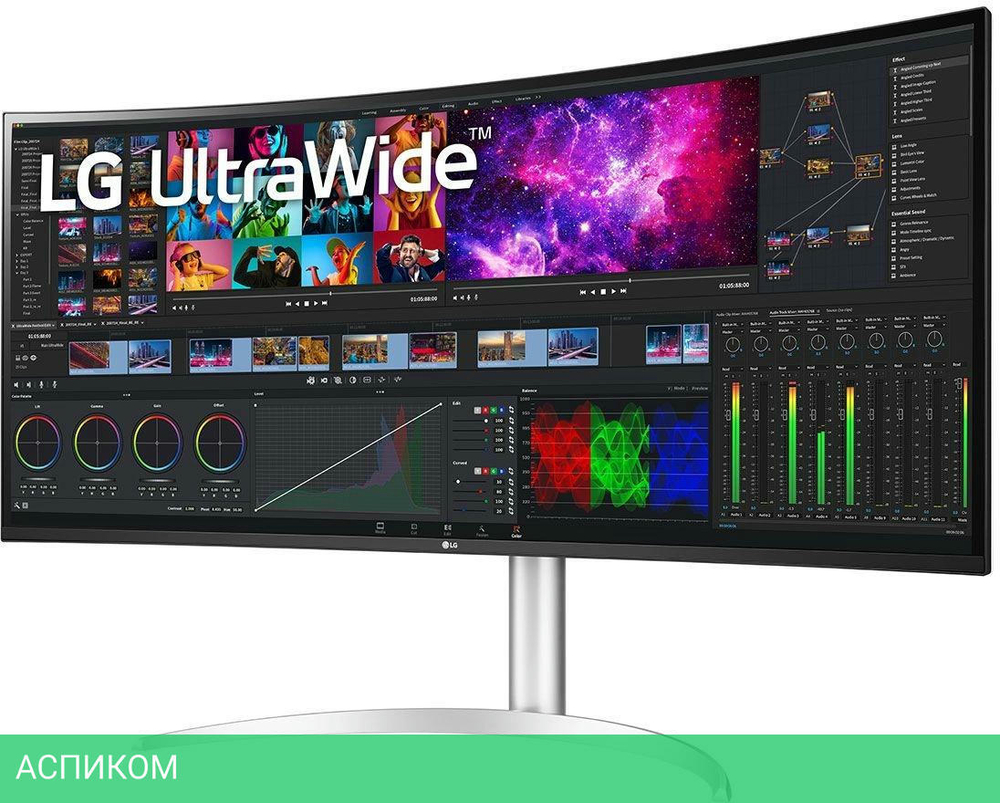 Монитор LG 40 40WP95C-W белый