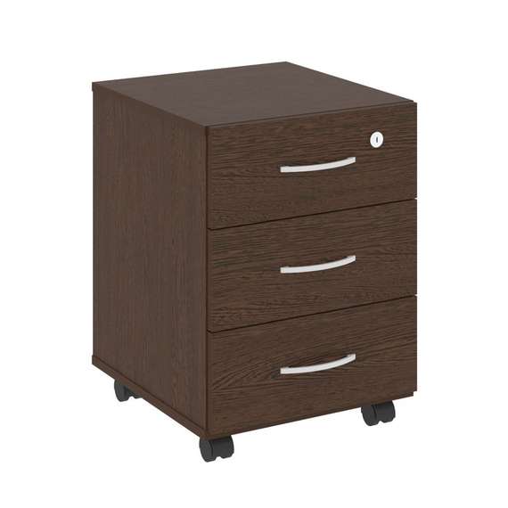 Nova S Тумба подкатная (3 ящика, с замком) В.ТМ-3  407*439*556