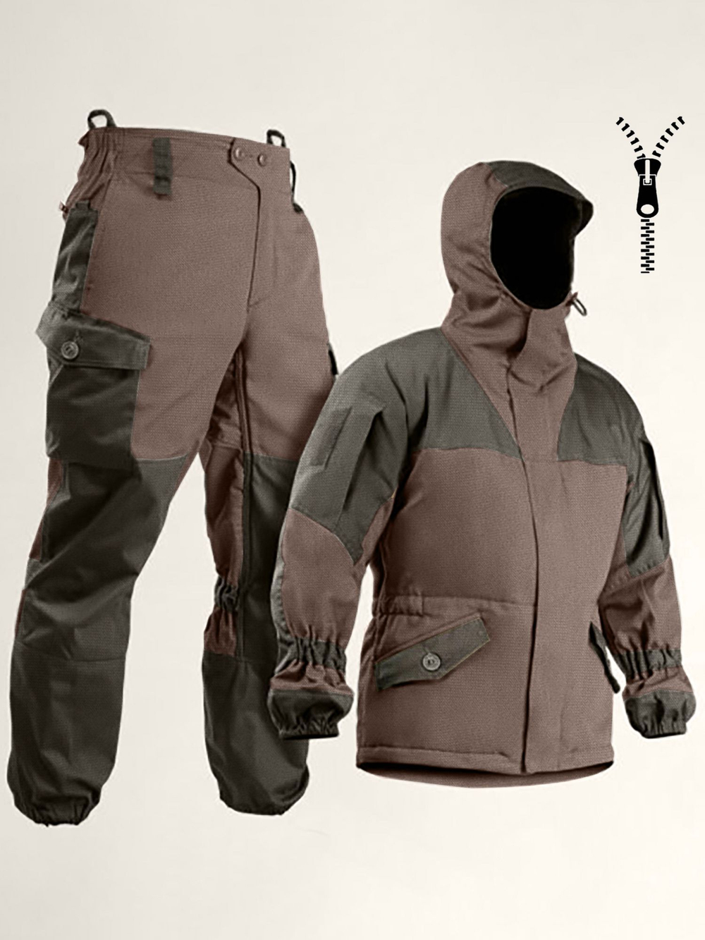 Костюм Барс Горка-3М Флис (Темный хаки, Исландия)